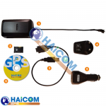 Localizador GPS profesional HAICOM 604X para personas, vehículos y flotas, con Plataforma Gratis, Imanes de neodimio, 180 días de espera, IP67, Cuatribanda, y Batería de 5500mAh - Madrid
