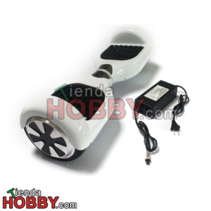 Patinete electrónico de balanceo Hoverboard en color blanco ideal para regalar niños y adultos con batería 36v