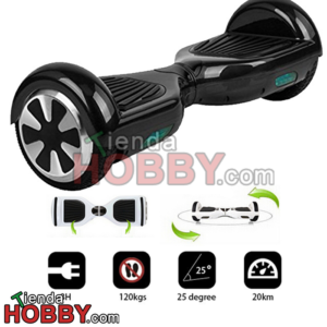 Patinete de balanceo electrónico hoverboard ideal Adultos o Niños, Color Negro y batería 36v