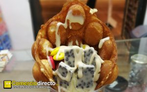 Waffles Madrid, Disfruta de tu Waffle y combínalo con helados, siropes y toppings a tu gusto