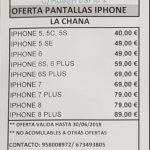 Precios reparaciones IPHONE…  en - Granada