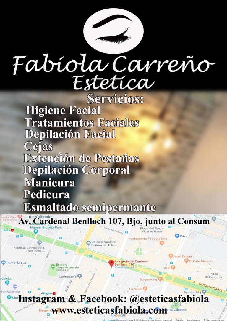 N1 (#ID:4915-4916-medium_large)  Esteticas Fabiola Carreño de la categoria Belleza y que se encuentra en Valencia, ﻿ Nuevo, 2, con identificador unico - Resumen de imagenes, fotos, fotografias, fotogramas y medios visuales correspondientes al anuncio clasificado como #ID:4915