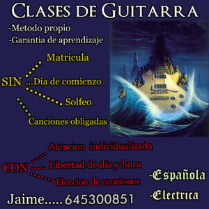 CLASES DE GUITARRA