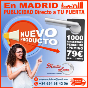 PERCHING & POMING Publicidad directa a tu Puerta en Madrid