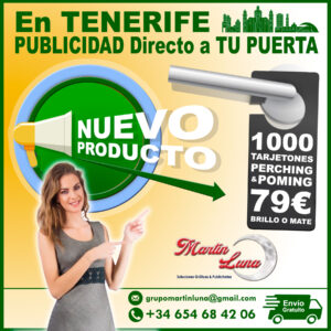 En  Tenerife  PERCHING & POMING la Publicidad directa a tu Puerta