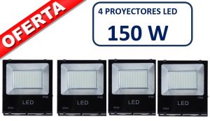 4 FOCOS LED PROFESIONAL DE 150W PROFESIONAL