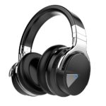 Auriculares con eliminacion activa del ruido, Auriculares inalámbricos Bluetooth con micrófono, almohadillas Cómodas , 30H Tiempo, Color Negro - 