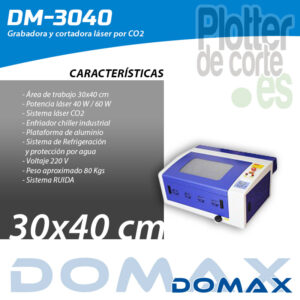Nueva grabadora laser Domax DM madera goma eva metacrilato carton cartulina manualidades