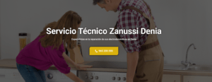 Servicio Técnico Zanussi Dénia 965217105