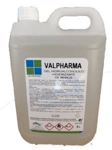 Gel hidroalcohólico Valpharma 5l