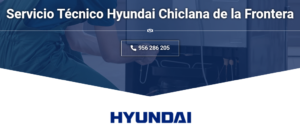 Servicio Técnico Hyundai Chiclana de la Frontera 956271864