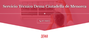 Servicio Técnico Dema Ciutadella de Menorca 971727793