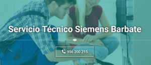 Servicio Técnico Siemens Barbate Tlf: 956 271 864v