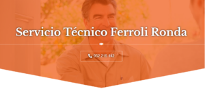 Servicio Técnico Ferroli Ronda 952210452