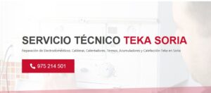 Servicio Técnico Teka Soria 975224471