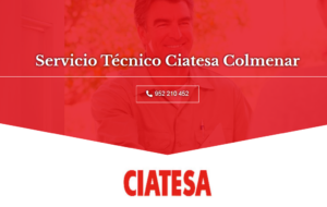 Servicio Tecnico Ciatesa Colmenar 952210452