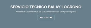 Servicio Técnico Balay Logroño 941229863