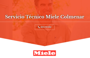 Servicio Tecnico Miele Colmenar 952210452