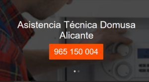 Servicio Técnico Domusa Alicante Tlf: 965 217 105