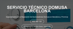 Servicio Técnico Domusa Barcelona Tlf: 934 242 687