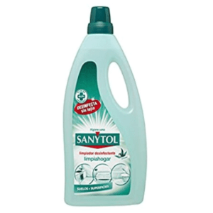 Limpiahogar Desinfectante Sanytol suelos y superficies sin lejía Botella 1 Litro