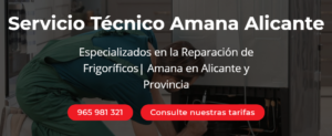 Servicio Técnico Amana Alicante 965 217 105