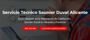 Servicio Técnico Saunier duval Alicante 965 217 105