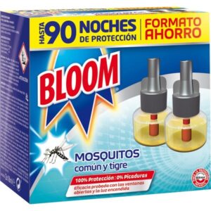 Bloom antimosquitos insecticida moscas y mosquitos recambio líquido difusor eléctrico 2 Unidades