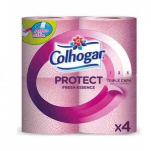 Colhogar Protect Aroma Nature Fresh rollos papel higiénico 3 capas 4 Unidades