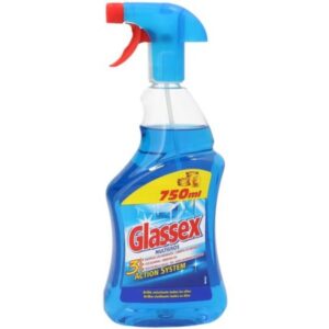 GLASSEX Azul Limpiador multiusos y limpiacristales spray 750 ml