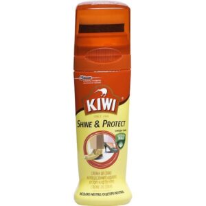 Kiwi crema grasa de ceras incolora con aplicador para calzado Shine & Protect 75 ml