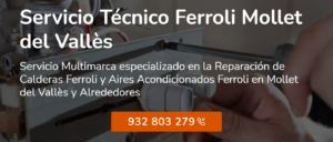 Servicio Técnico Ferroli Mollet del Vallés 934242687