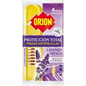 Orion antipolillas ropa gancho para armarios aroma Lavanda 2 Unidades