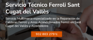 Servicio Técnico Ferroli Sant Cugat del Vallés 934242687