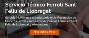 Servicio Técnico Ferroli Sant Feliu de Llobregat 934242687
