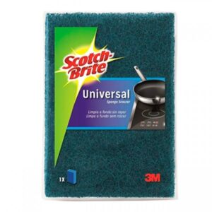 Scotch Brite Universal estropajo esponja fibra delicada limpia y no raya 1 Unidad