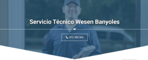 Servicio Técnico Wesen Banyoles 972396313