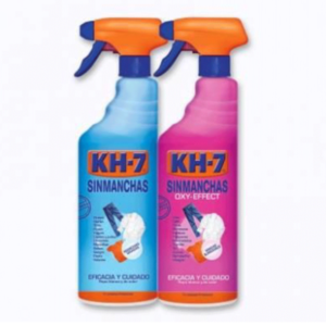 KH-7 Quitamanchas Sin Manchas y Oxy Effect ropa blanca y de color spray 2 x 750 ml