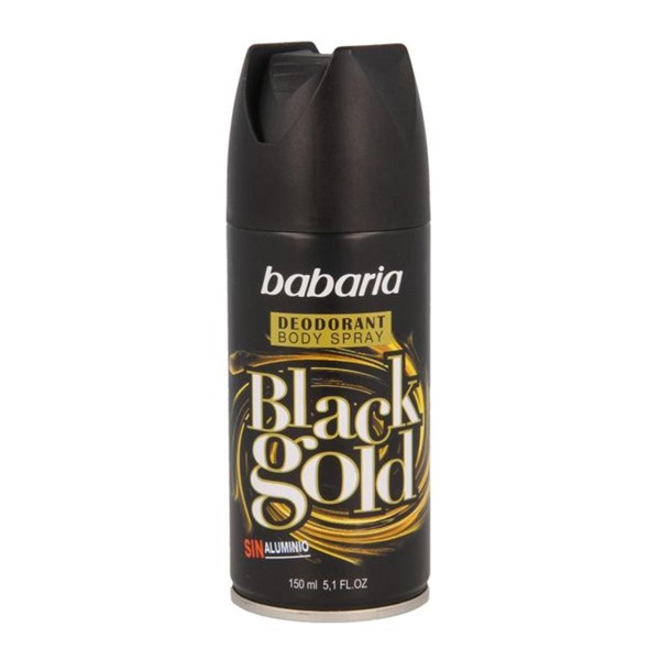N1 (#ID:54552-54550-medium_large)  Babaria Men Black Gold desodorante hombre Body Spray 200 ml de la categoria Perfumes y fragancias y que se encuentra en Madrid, new, 2,01, con identificador unico - Resumen de imagenes, fotos, fotografias, fotogramas y medios visuales correspondientes al anuncio clasificado como #ID:54552