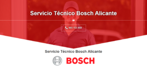 Servicio Técnico Bosch Alicante 965217105