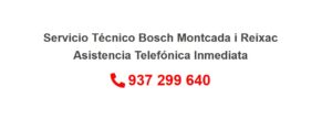 Servicio Técnico Bosch Montcada i Reixac 934242687