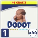 Dodot Sensitive pañales bebé talla 1 2-5 kg 44 unidades - Madrid