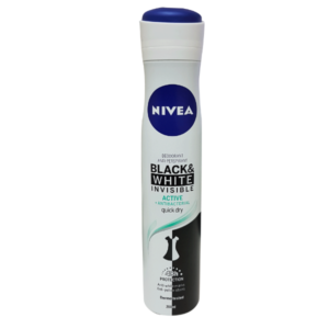 Nivea Black and White Invisible Active Antibacterial desodorante spray 200 ml