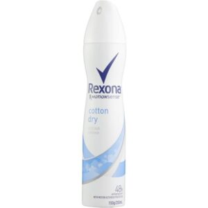Rexona Women Cotton Dry desodorante mujer antitranspirante sin alcohol spray 200 ml