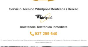 Servicio Técnico Whirlpool Montcada i Reixac 934242687