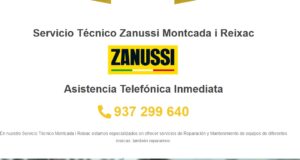 Servicio Técnico Zanussi Montcada i Reixac 934242687