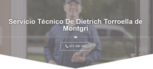 Servicio Técnico De Dietrich Torroella de Montgrí 972396313