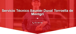 Servicio Técnico Saunier Duval Torroella de Montgrí 972396313