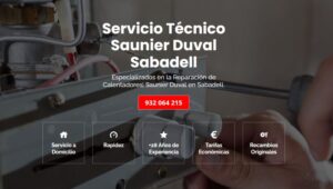Servicio Técnico Saunier Duval Sabadell 934 242 687