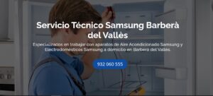 Servicio Técnico Samsung Barberà del Vallès 934242687